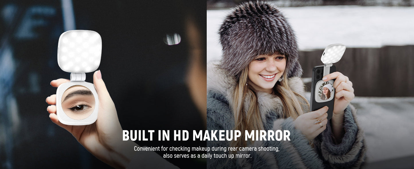 Magnetic Selfie Light LED compatible MagSafe pour iPhone – Éclairage selfie pro